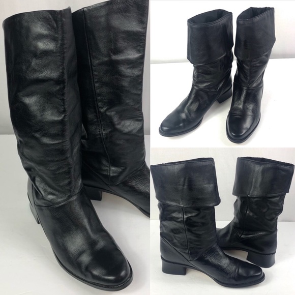 COPY - Leather Upper Sz 9M Ellen KF LTD Women’Boots Black - Picture 2 of 8